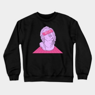 vaporwave statue Crewneck Sweatshirt